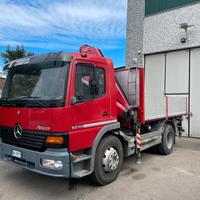 Mercedes Atego 1218 Ribaltabile Trilat + Gru Fassi
