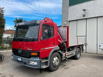 Mercedes Atego 1218 Ribaltabile Trilat + Gru Fassi