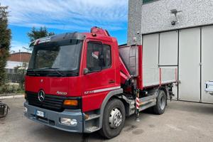Mercedes Atego 1218 Ribaltabile Trilat + Gru Fassi