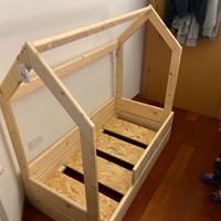 Lettino per bimbi montessoriano