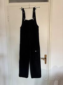 Salopette Jean nera Scout tg XS