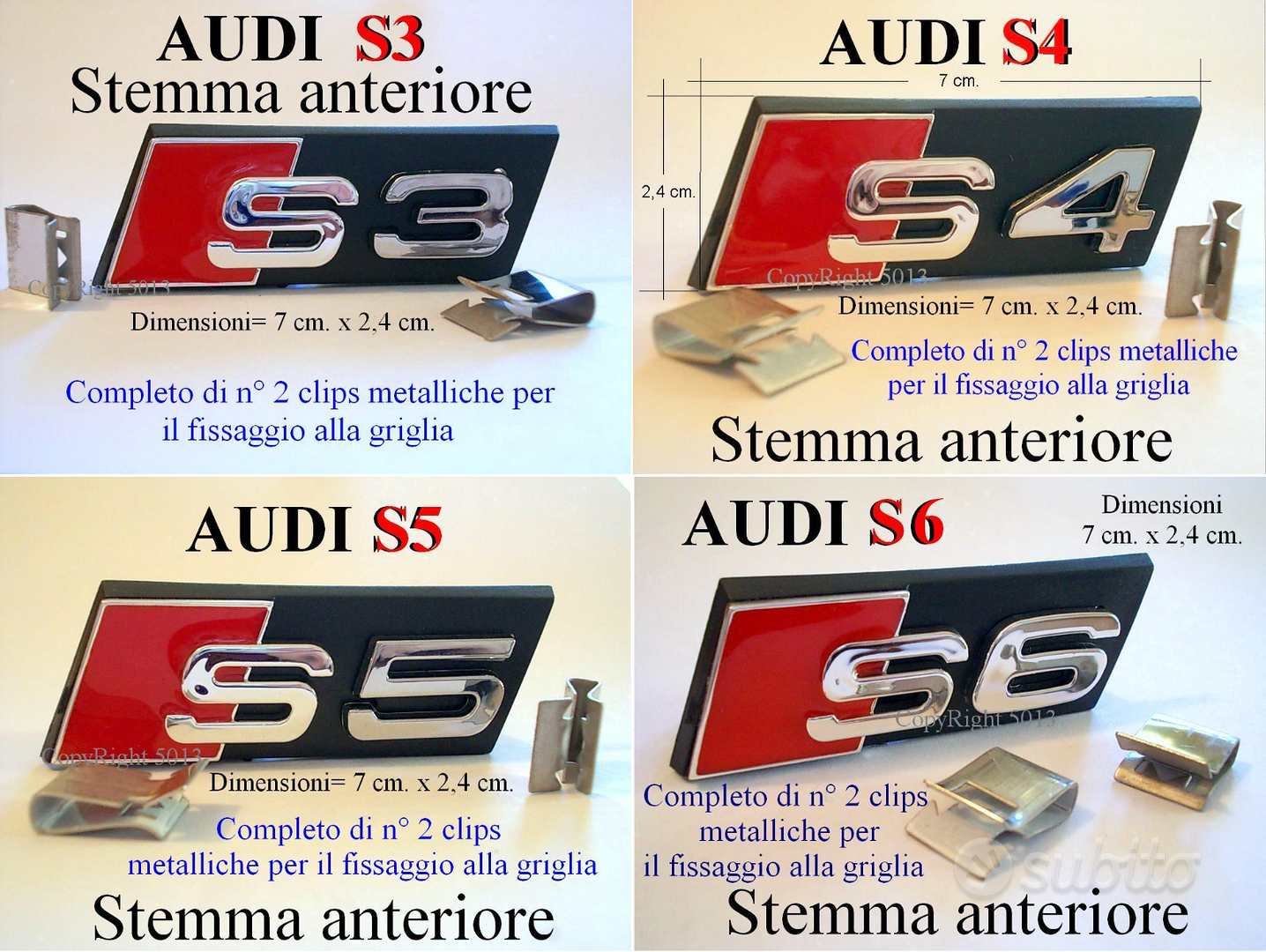 Stemma Logo Fiat Originale Per Griglia Anteriore - Diametro 120mm Rosso Metallo Per Tipo, Dobl&ograve;, 500X, Ducato