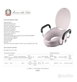 Rialzo WC per Anziani 