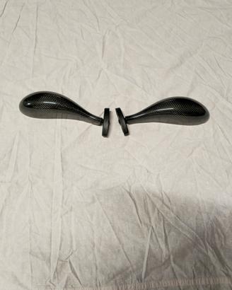 Specchi moto in carbonio Aviacompositi 