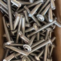 Viti M8x65 inox testa bombata flangiato