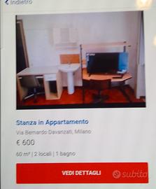 Singola zona Dergano x Studente Uni
