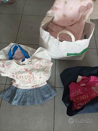 abbigliamento bambina 0/4 anni