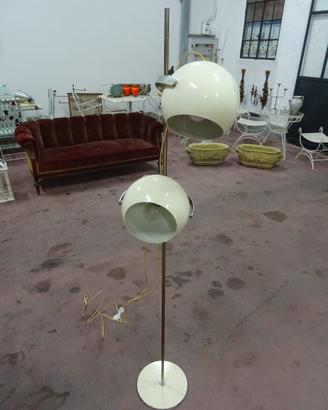 Piantana Space Age doppia luce anni 70