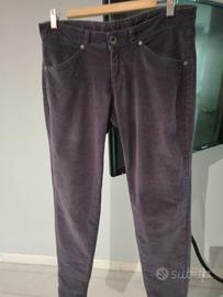 Pantaloni Benetton donna velluto