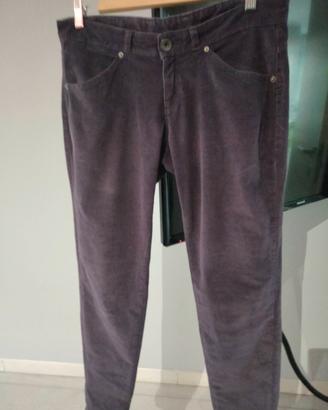 Pantaloni Benetton donna velluto