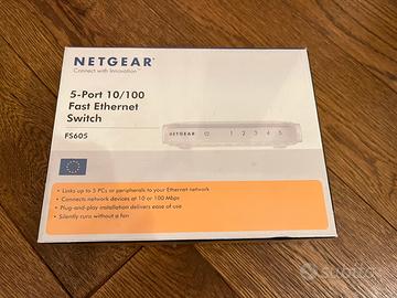Netgear Switch ethernet 5 porte 10/100