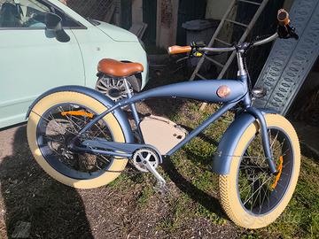 bicicletta elettrica nuova stile retrò