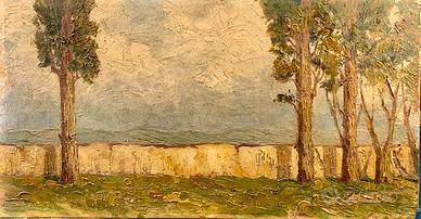 Paesaggio. Olio su taletta
