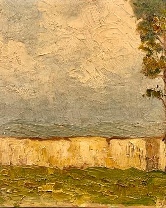 Paesaggio. Olio su taletta