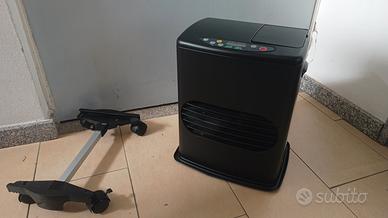Stufa a zibro elettronica con carrellino