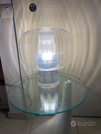 grande lampada vintage plexiglass trasparente