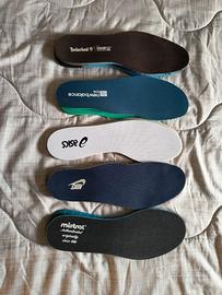 N.5 PLANTARI SCARPE TIMBERLAND, NEW BALANCE, ASICS