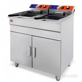 Friggitrice elettrica 14+14 litri