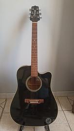 Chitarra acustica amplificata Tekamine