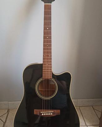 Chitarra acustica amplificata Tekamine