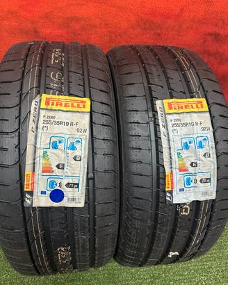 255 35 19 Gomme Estive RFT Pirelli New 255 35 R19