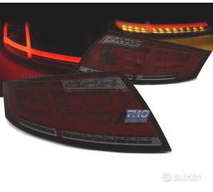 FANALI PER AUDI TT 06-14 FULL LED LIGHT BAR ROSSO 
