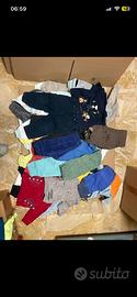 scatolone abbigliamento bambino 9/12/18 mesi misto