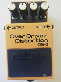 pedale chitarra Boss OS-2 over drive/distortion