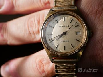 orologio meccanico carica manuale dugena tedesco