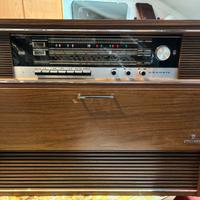 Mobile radio giradischi vintage GRUNDIG, modello a
