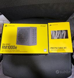 Alimentatore Corsair RM1000e + Pro Psu Cable Kit