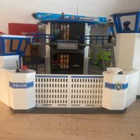 Playmobil centro di comando polizia con prigione