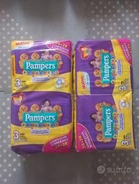 Lotto Pannolini Pampers Progress t3 (4-9kg) 112pz