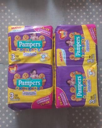 Lotto Pannolini Pampers Progress t3 (4-9kg) 112pz
