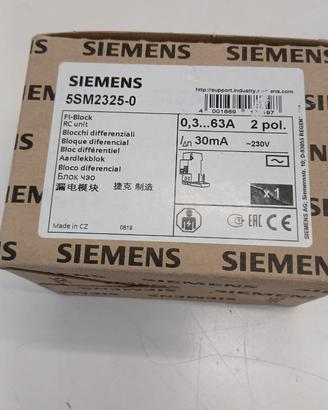 Differenziale 30mA 230 v SIEMENES SM 325-0