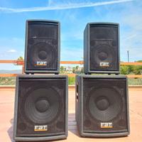 Sistema Audio FBT Lightforce 2 sub e 2 teste
