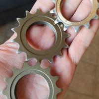 Set Pignoni Pista Shimano Dura-Ace Golden series