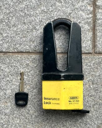 Bloccadisco Abus per moto e scooter.