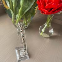 Bracciale con perline e cristalli