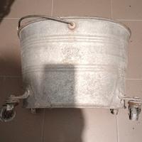 Tinozza in ferro retrò 