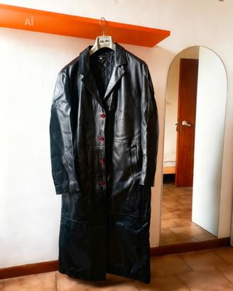 Giacca uomo in pelle nera