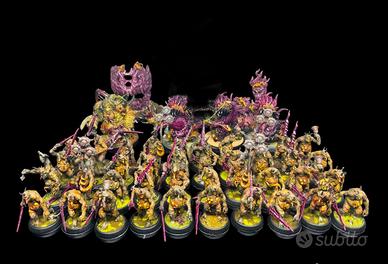 Nurgle Esercito Demoni Caos Warhammer AoS 40k