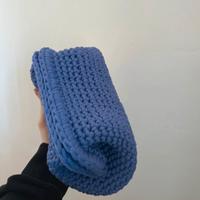 Borsa uncinetto fatta a mano lilla