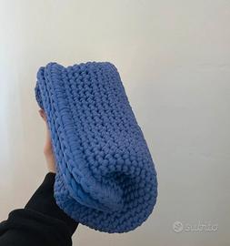 Borsa uncinetto fatta a mano lilla