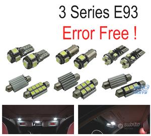 KIT 18 LAMPADE LED INTERNE BMW SERIE 3 E93 CABRIO 
