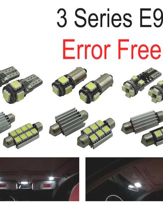 KIT 18 LAMPADE LED INTERNE BMW SERIE 3 E93 CABRIO 