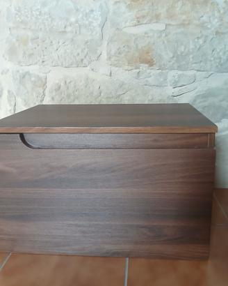 Mobile Bagno Sospeso 60 cm Colore Rovere