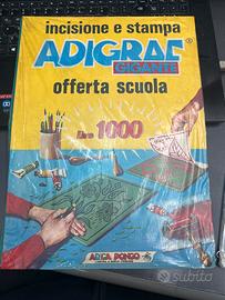 Lastra Adigraf gigante cm.27,5x37,5 Adica Pongo