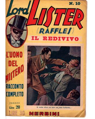 "Lord Lister" Nerbini 1947 Lotto N. 10-70 **RARA**