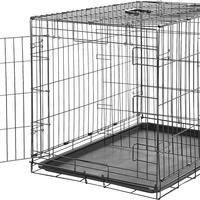 Trasportino Gabbia per cani in metallo, Pieghevole